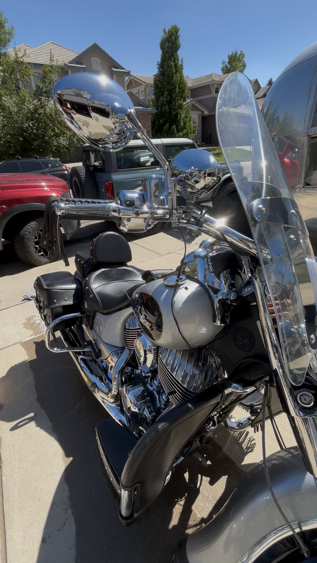Indian Chief front three-quarter view